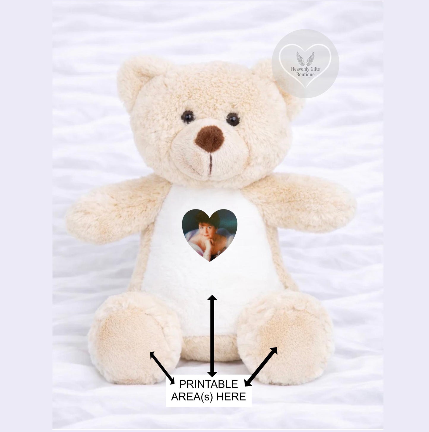 Personalised Memorial Childs Teddy Bear