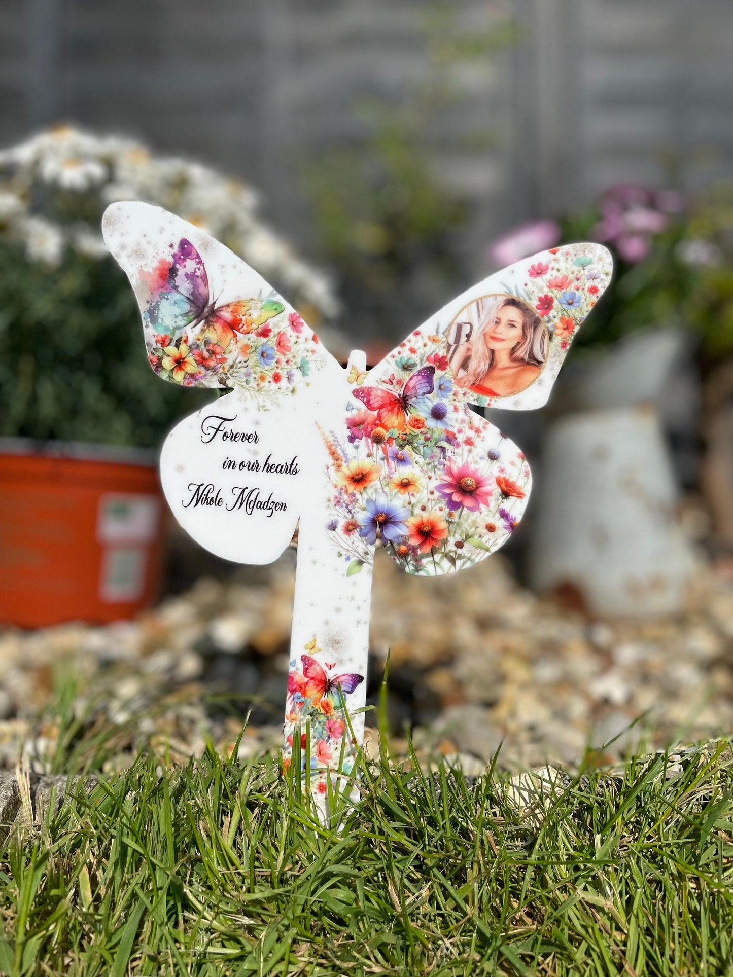 Butterfly's Appear Grave Marker