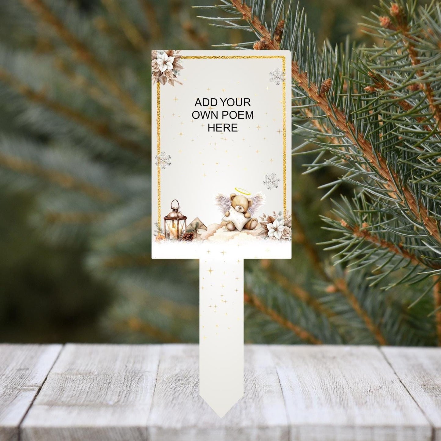 Heavenly Christmas Wishes Memorial Marker