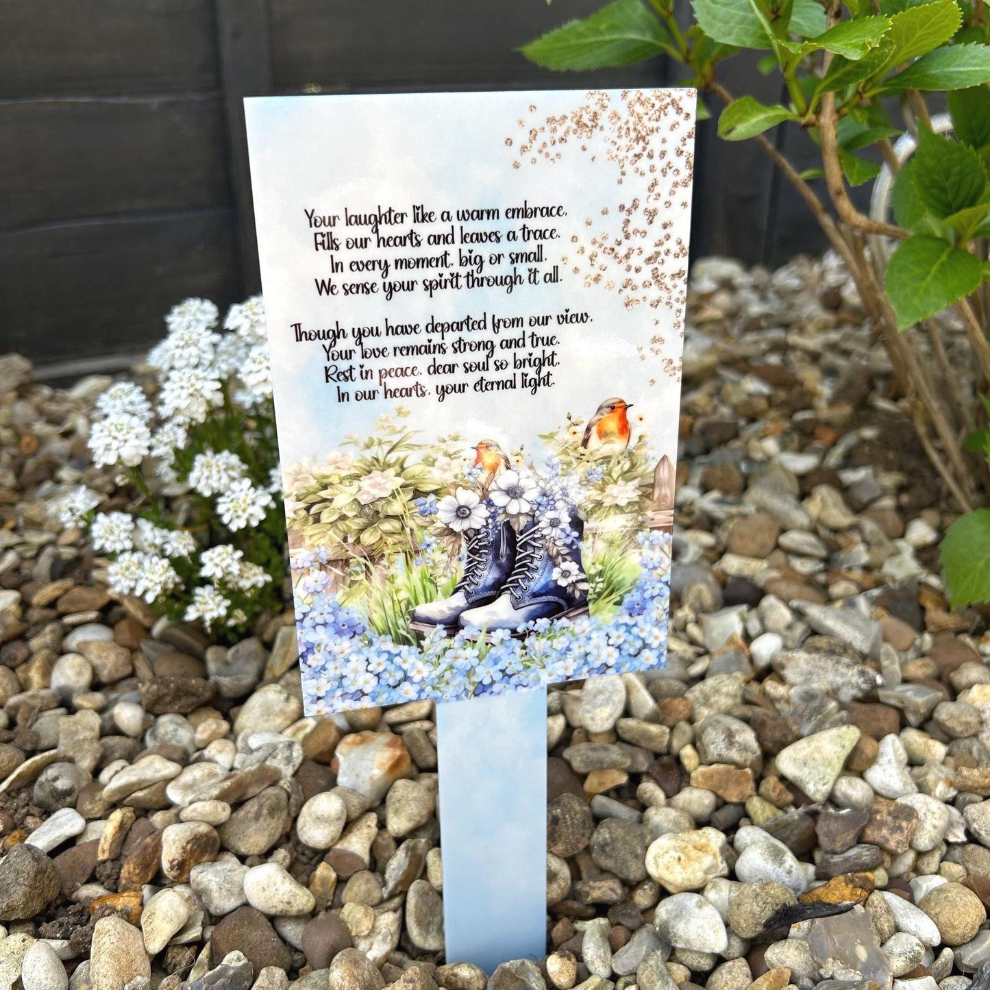 Forget Me Knot Grave Marker