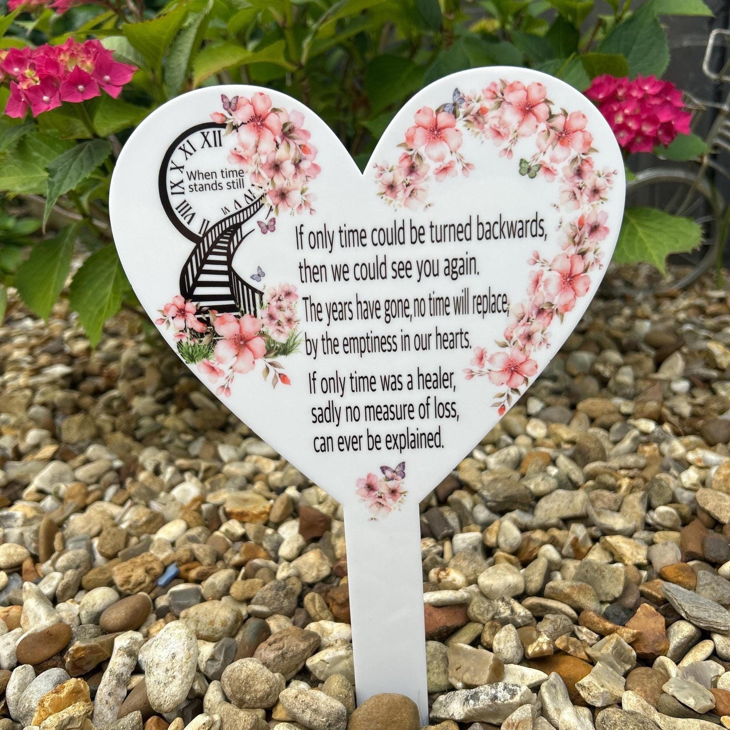 If Only Time Mothers Day Card Grave Marker| Heavenly Mothers Day Grave Decoration
