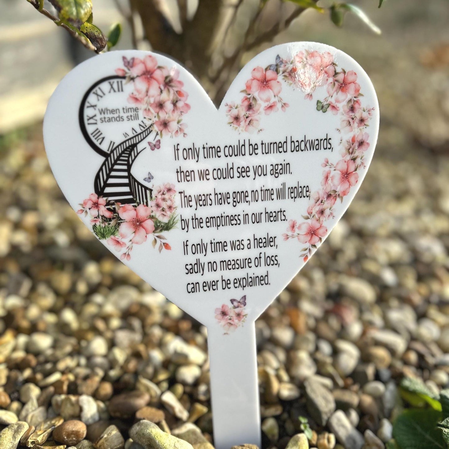 If Only Time Mothers Day Card Grave Marker| Heavenly Mothers Day Grave Decoration