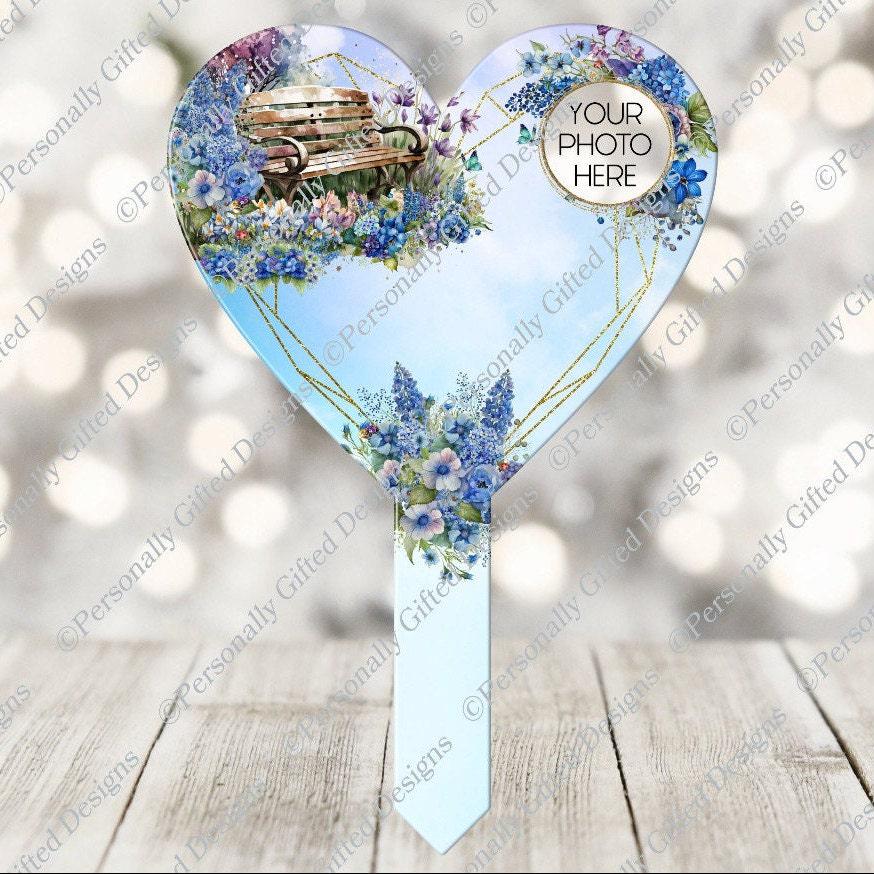 Memorial Bench Heart Grave Marker