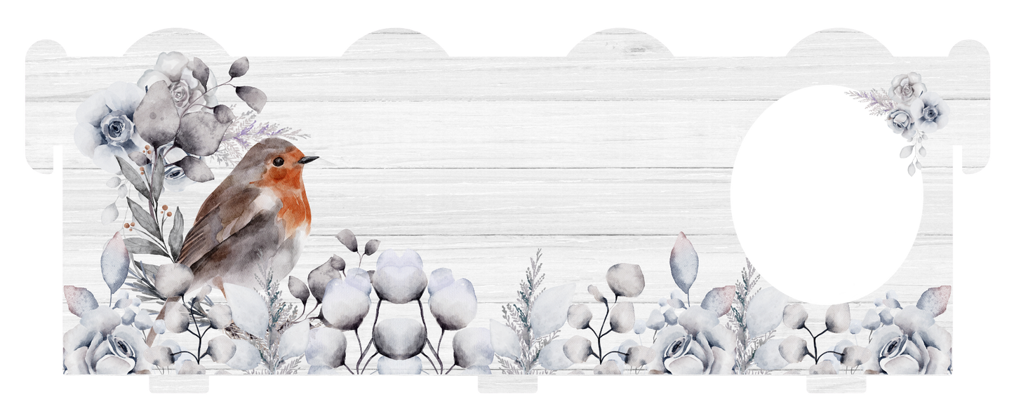 Robins Appear When Loved Ones Are Near Memorial Bench Keepsake