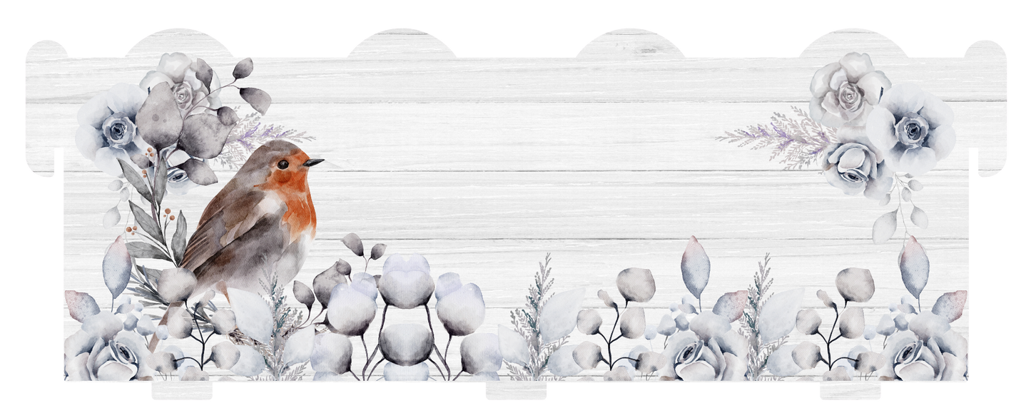 Robins Appear When Loved Ones Are Near Memorial Bench Keepsake