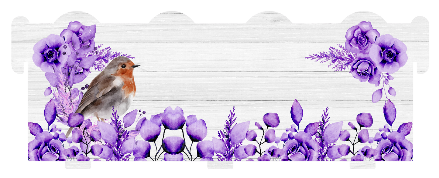 Robins Appear When Loved Ones Are Near Memorial Bench Keepsake
