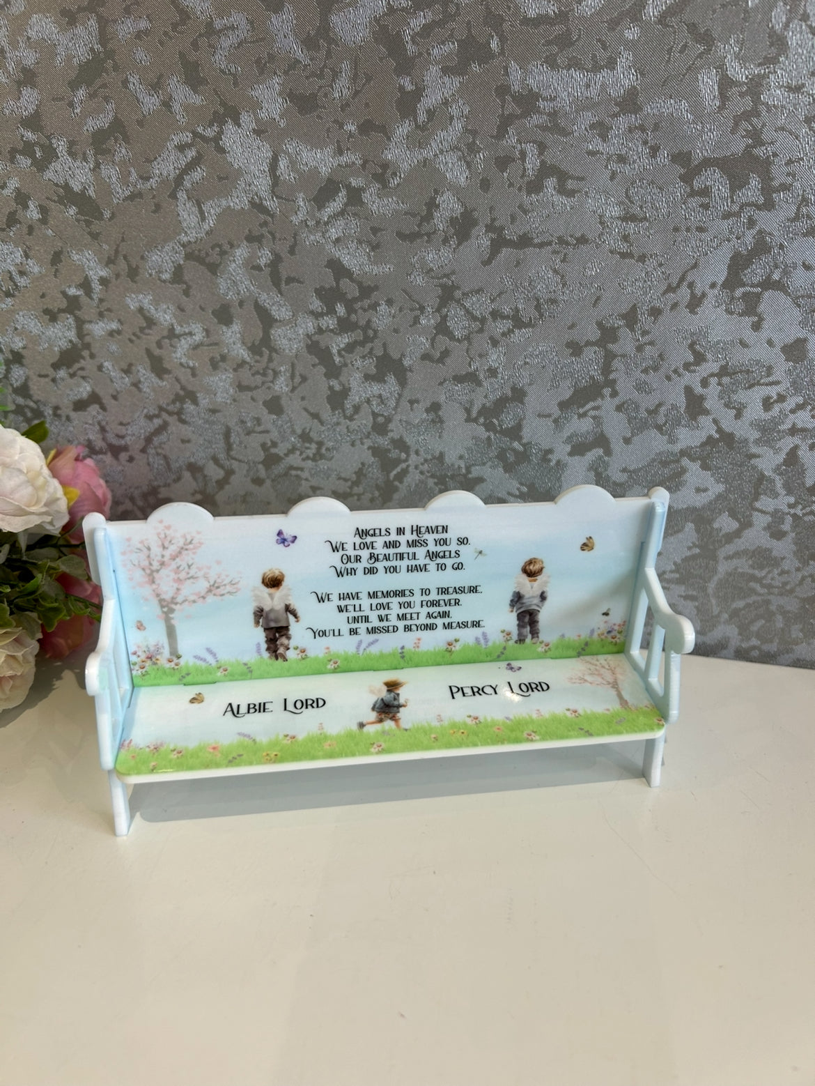 Angel In Heaven Memorial Baby Loss Bench Keepsake