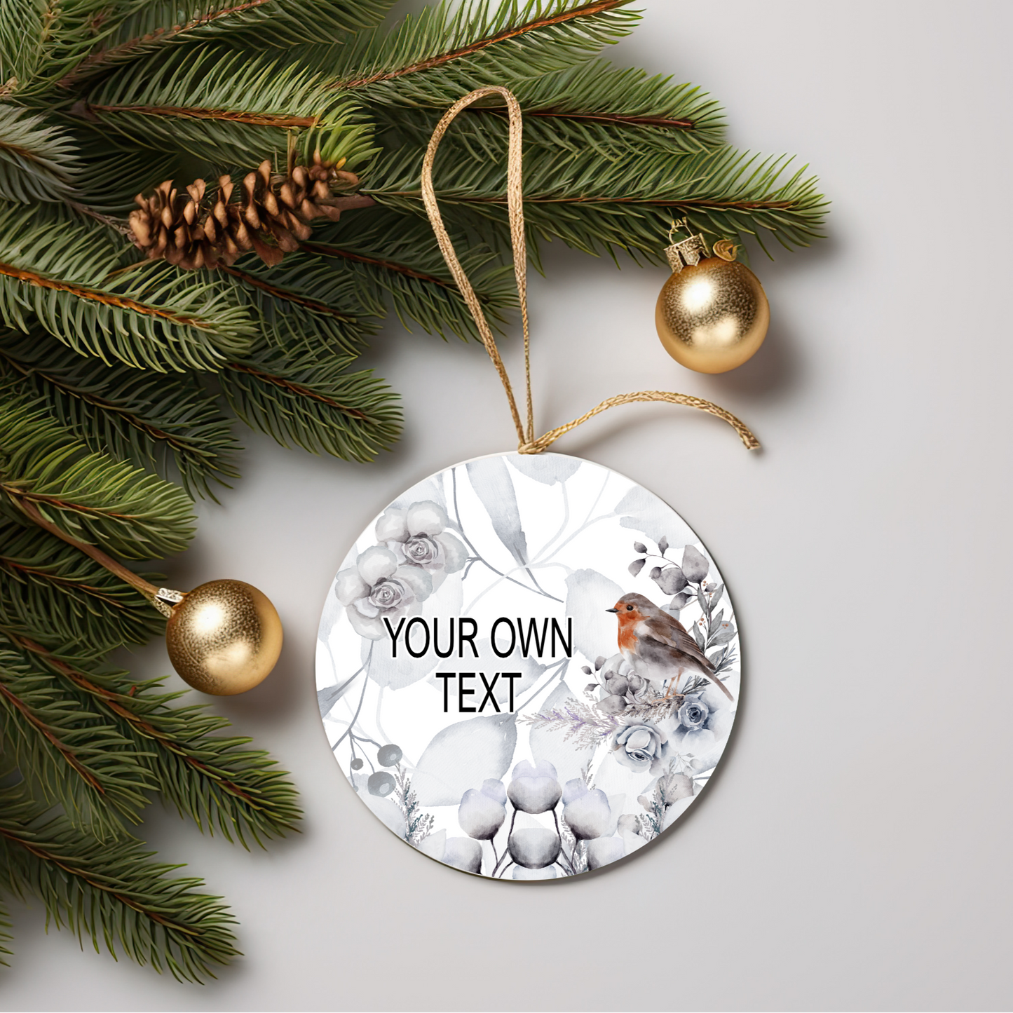 Robins Appear when Loved Ones Are Near- Memorial Hanging Decoration