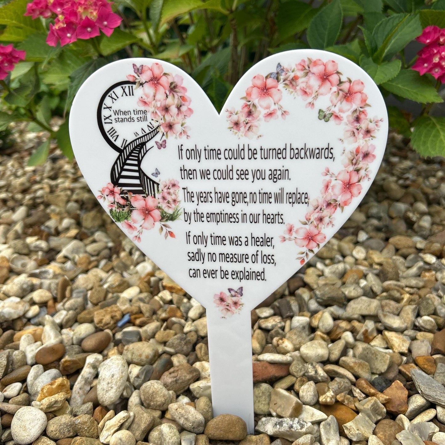 If Only Time Mothers Day Card Grave Marker| Heavenly Mothers Day Grave Decoration
