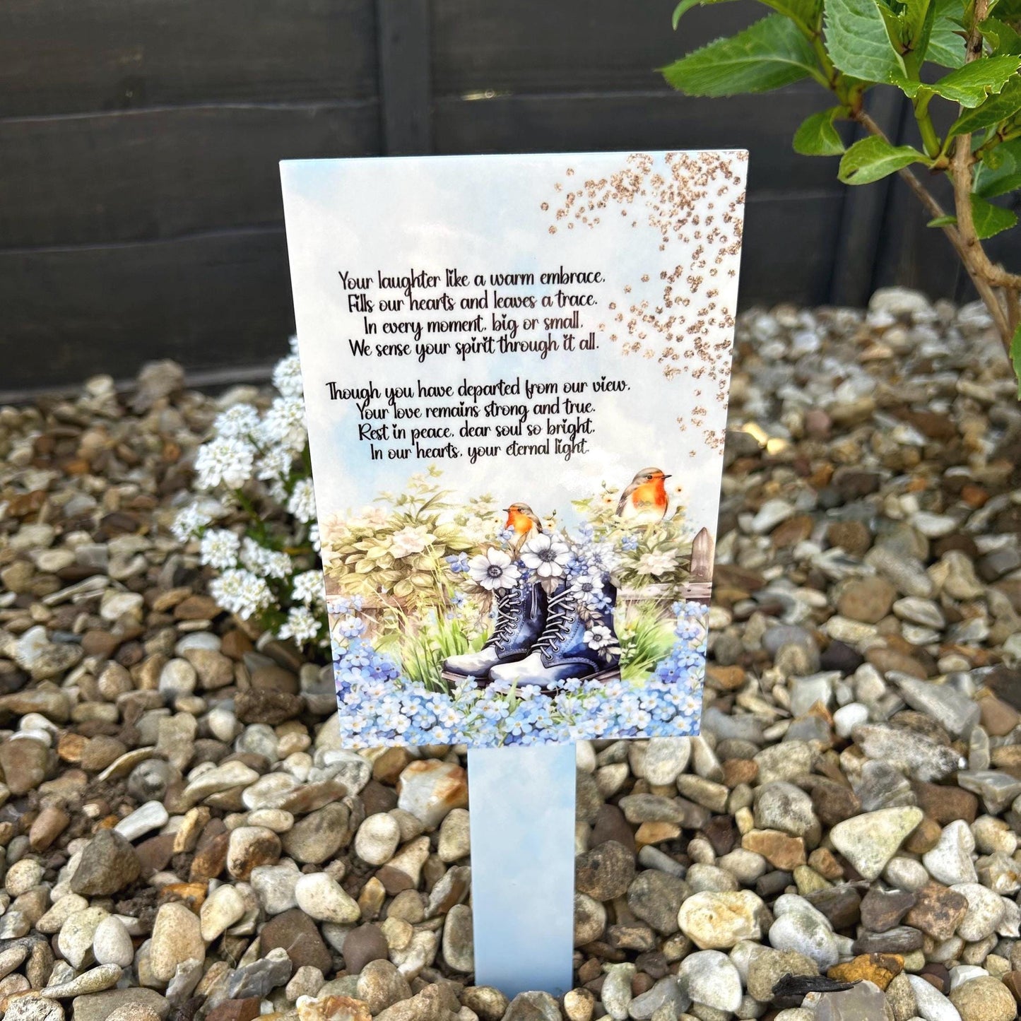 Forget Me Knot Grave Marker