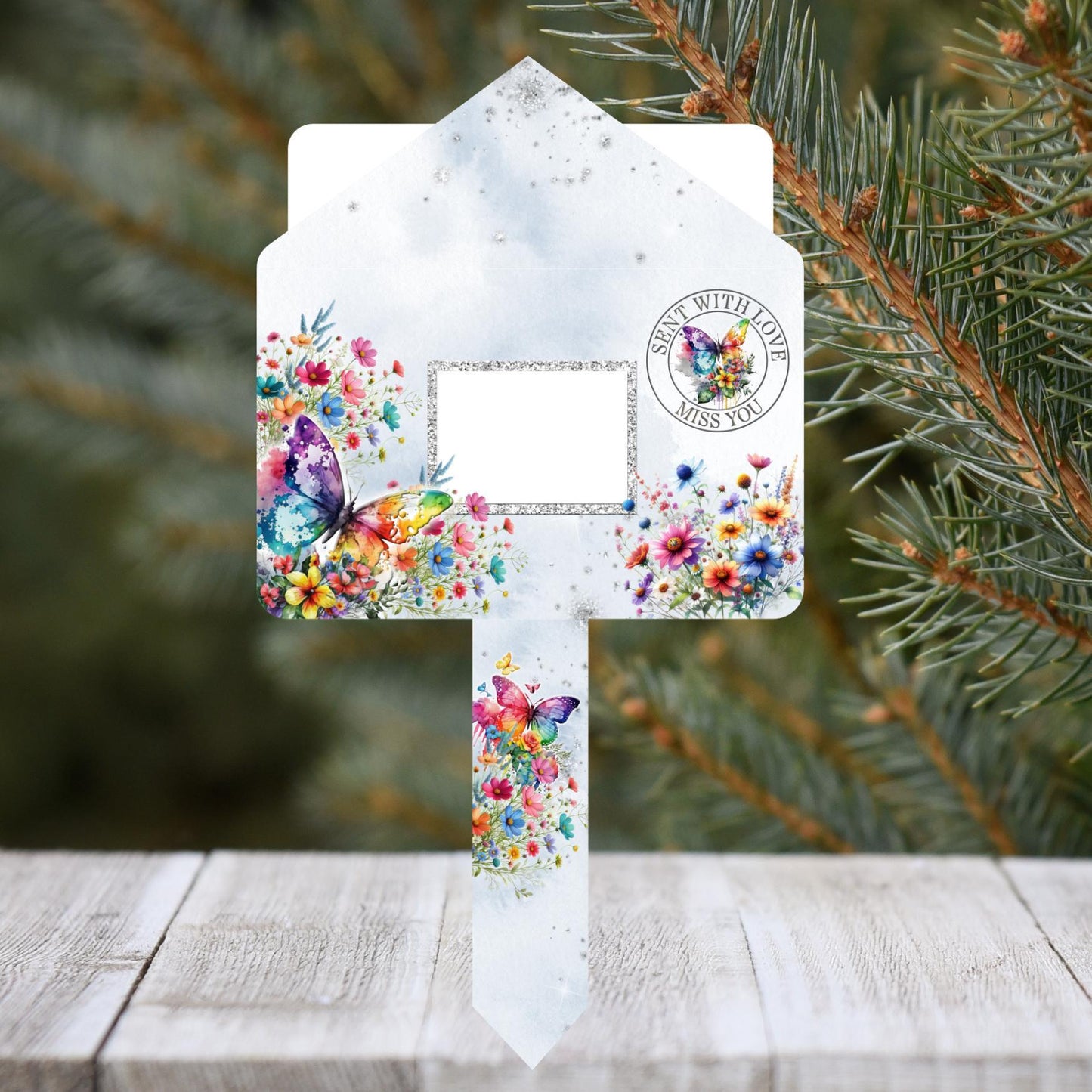 Memorial Butterfly Letter Grave Marker