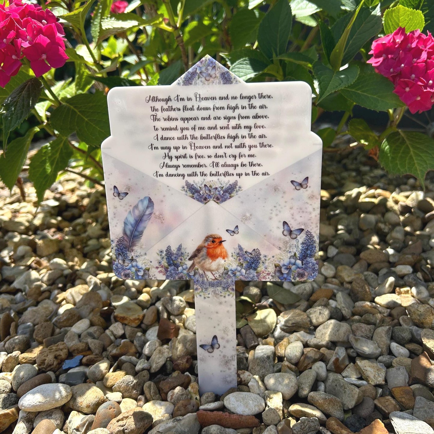 Robin Letter To Heaven Grave Marker