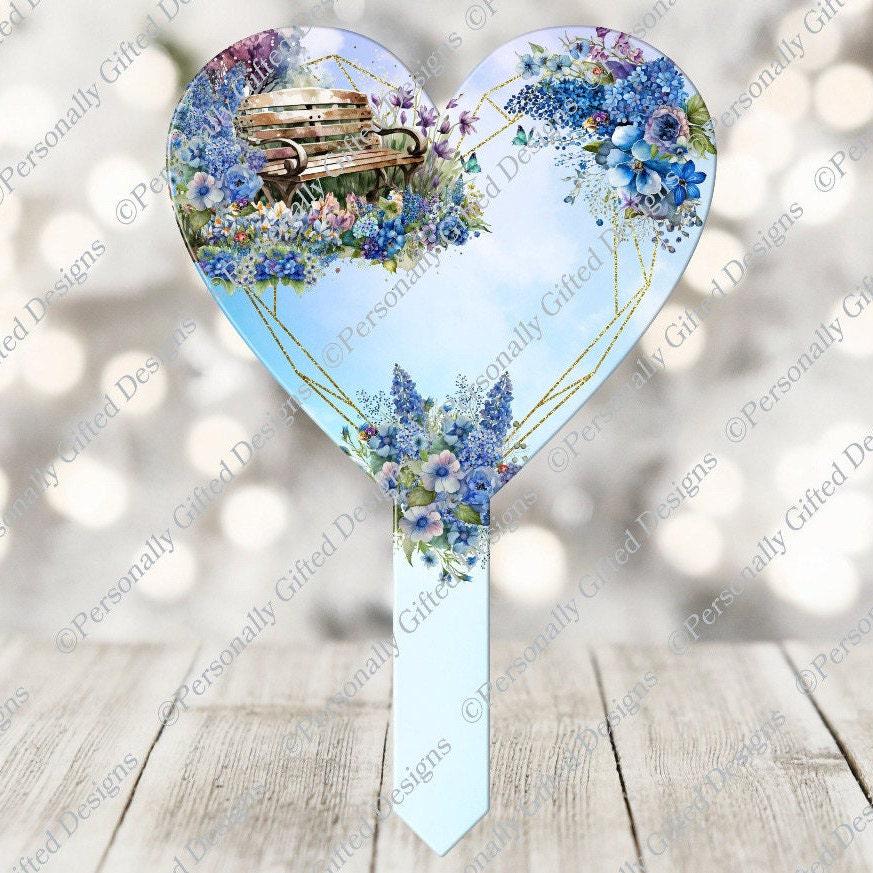 Memorial Bench Heart Grave Marker