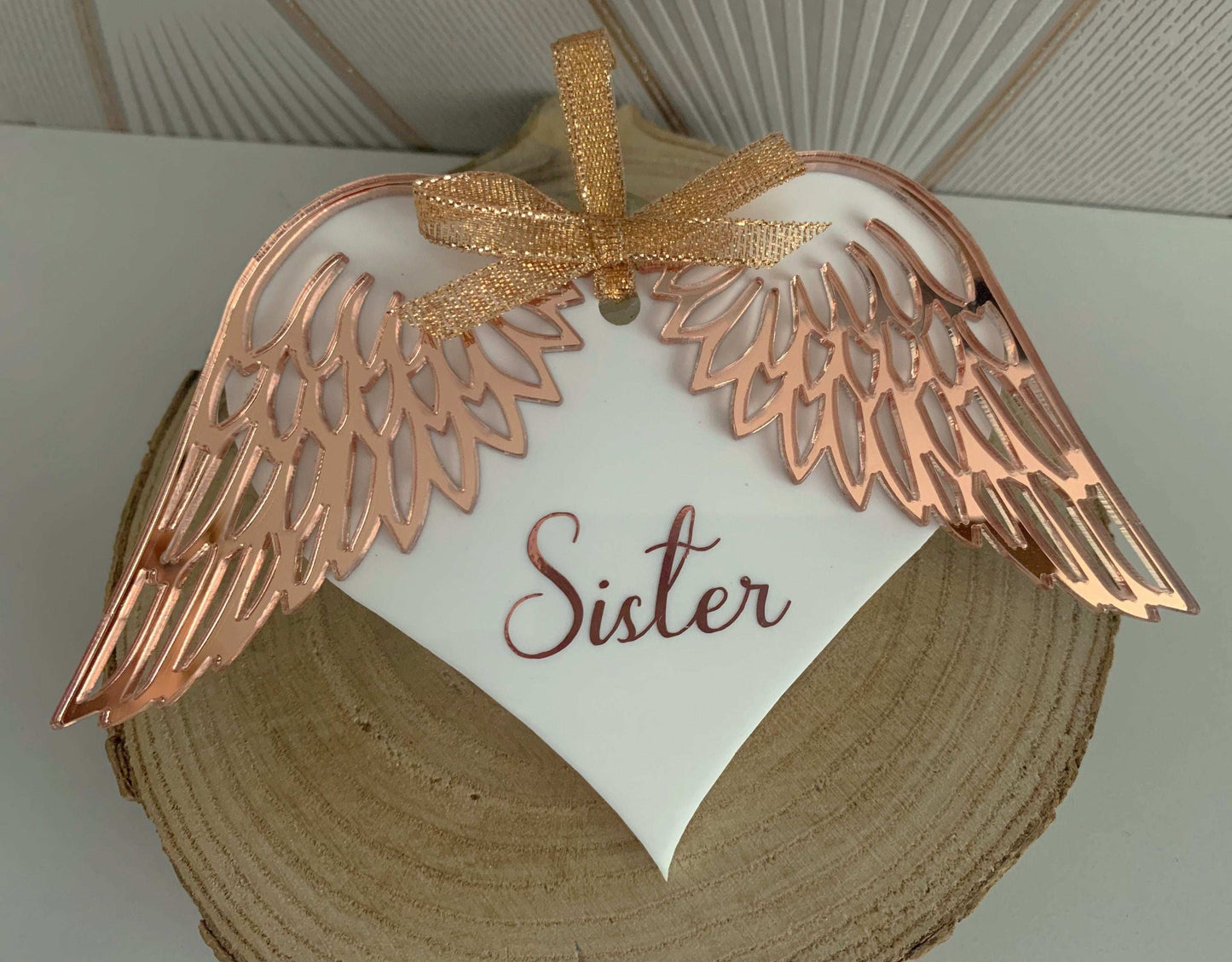 Angel Wings Hanging Decor - Bauble