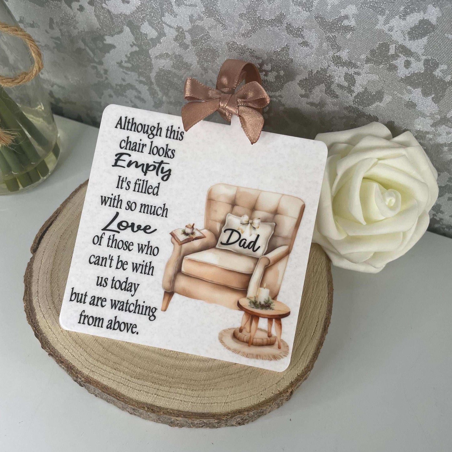 Empty Chair Memorial Hanging Decoration