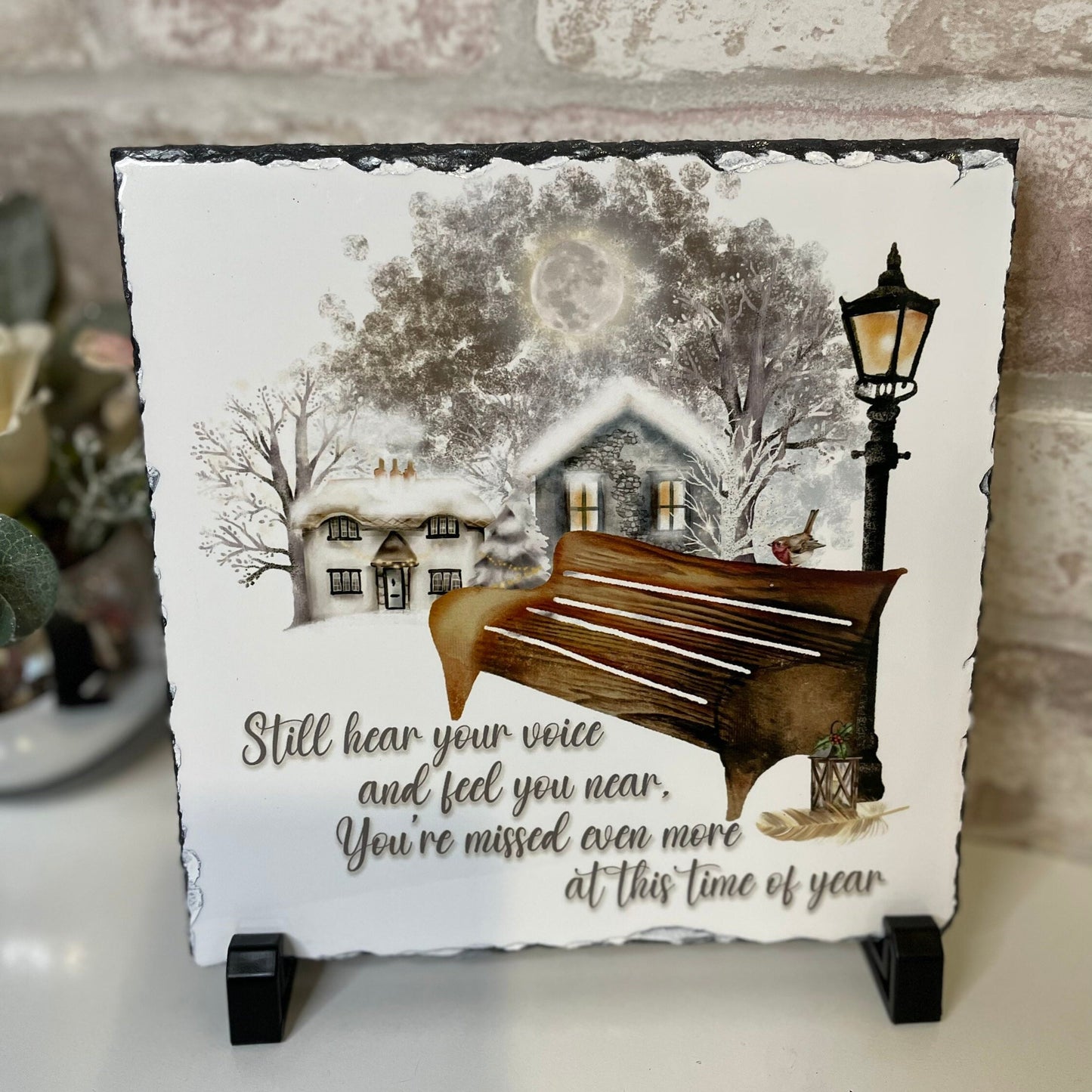 Still Hear Your Voice Memorial Photo Slate