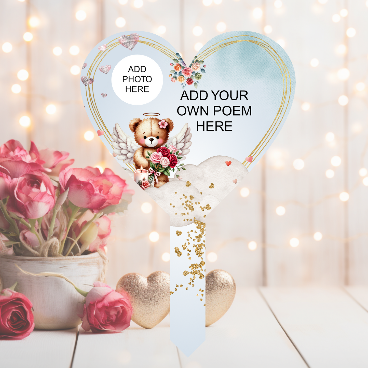 Infant Remembrance Memorial Valentines Grave Marker