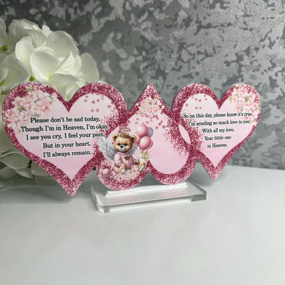Infant Remembrance Heart Plaque