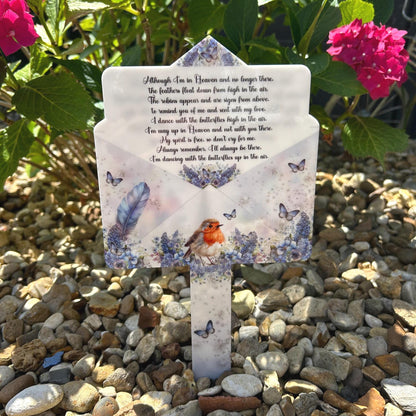 Robin Letter To Heaven Grave Marker