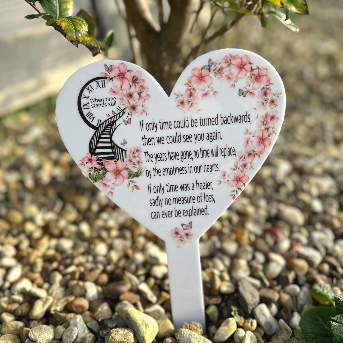If Only Time Mothers Day Card Grave Marker| Heavenly Mothers Day Grave Decoration