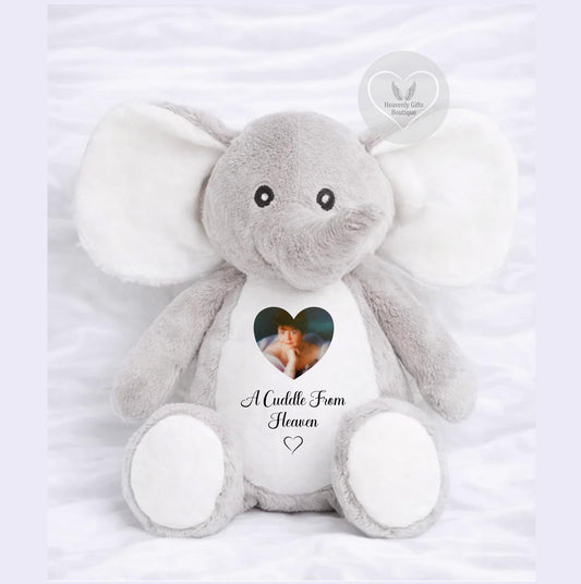 Personalised Memorial Elephant Teddy Bear