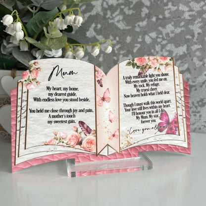 Open Book Memorial Plaque