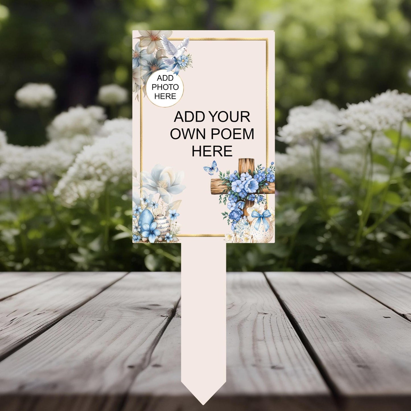 Easter Memorial Remembrance Grave Marker