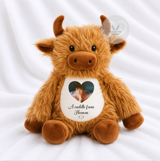 A Cuddle From Heaven Highland Cow Bear