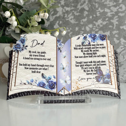 Open Book Memorial Plaque