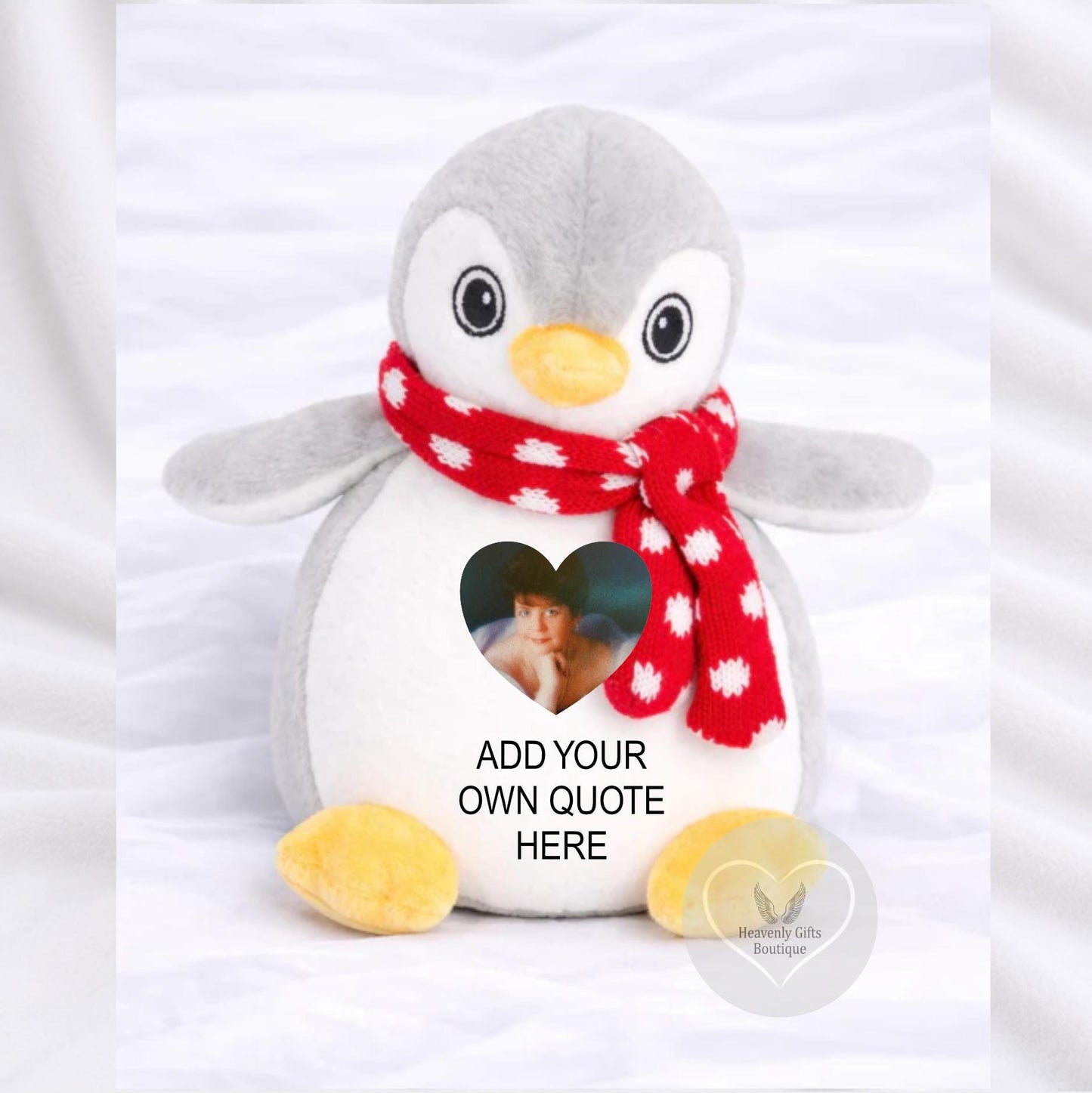 Memorial Penguin Photo Memory Bear