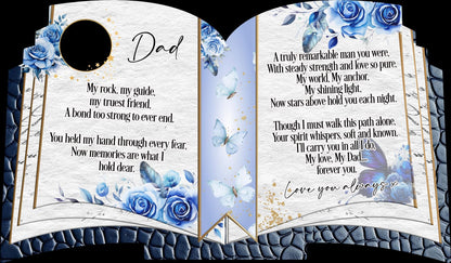 Open Book Memorial Plaque