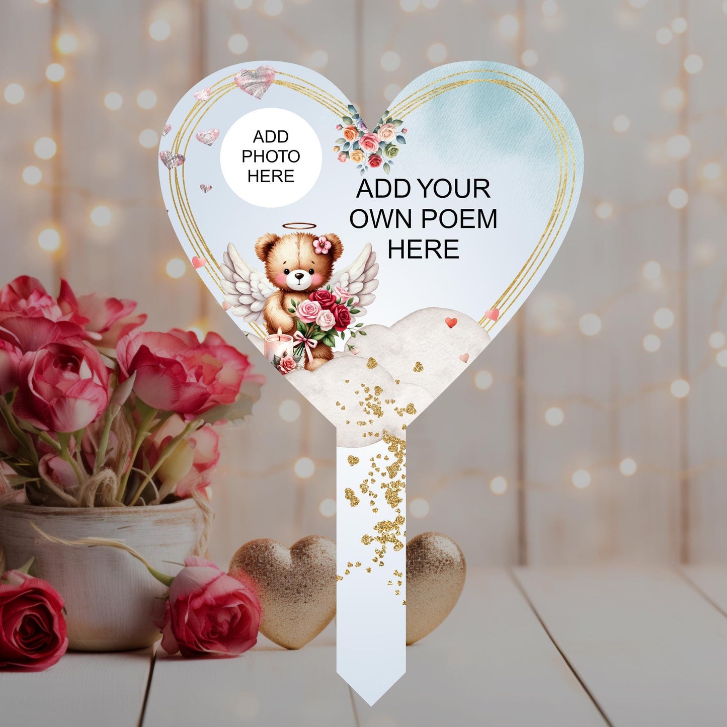 Infant Remembrance Memorial Valentines Grave Marker