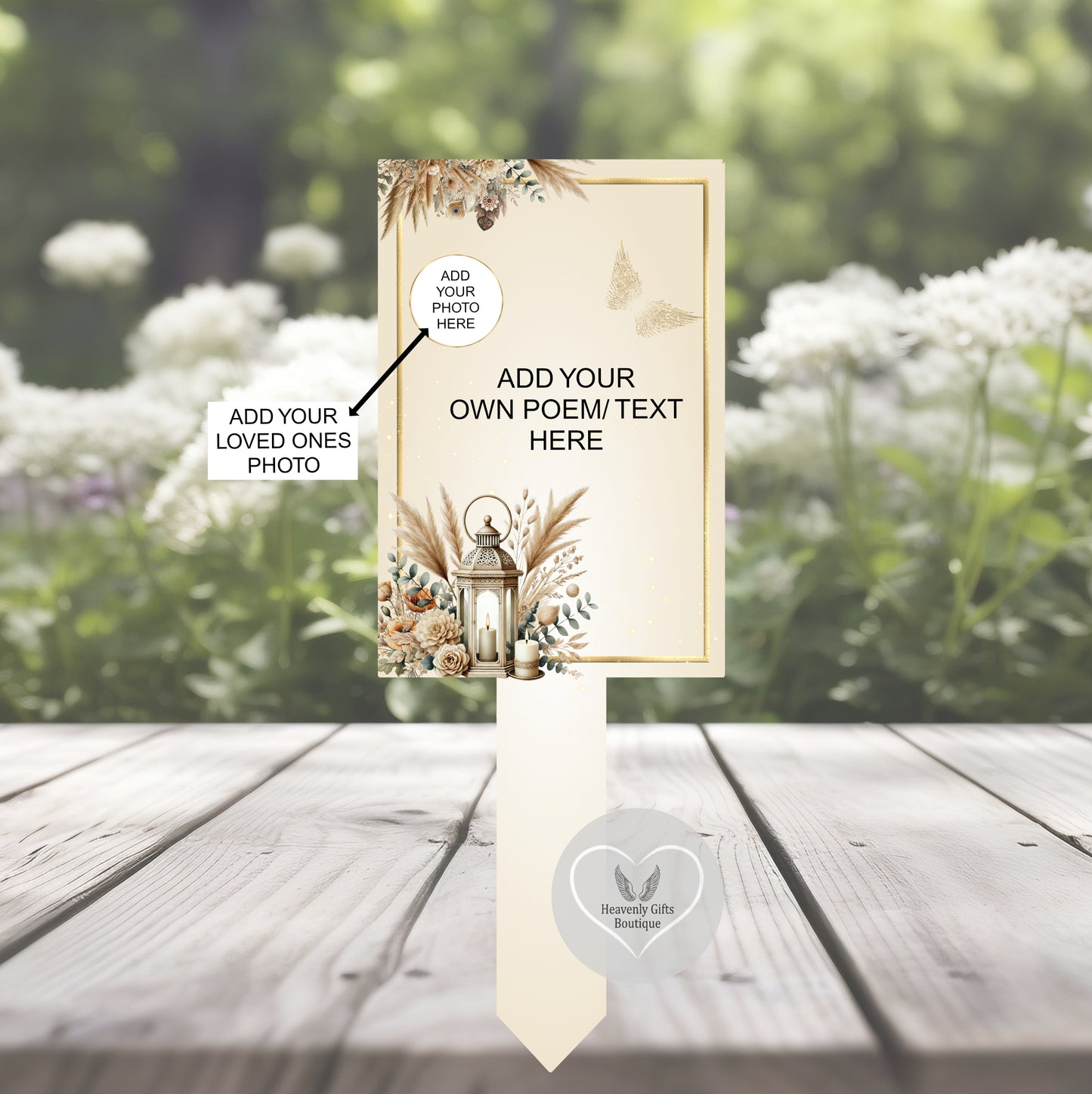 Happy Heavenly Fathers Day Card