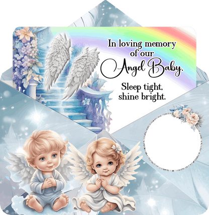 Letter Envelope- Rainbow Angel Baby Grave Marker