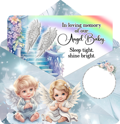 Letter Envelope- Rainbow Angel Baby Grave Marker