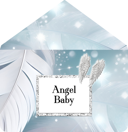 Letter Envelope- Rainbow Angel Baby Grave Marker