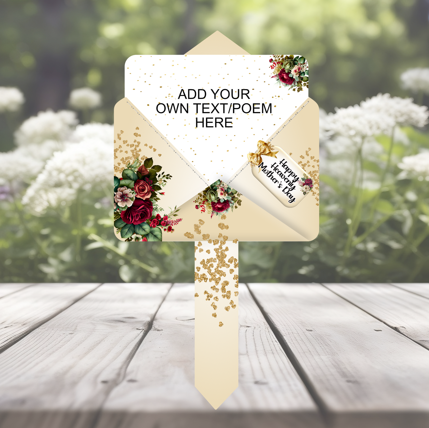 Mother's Day Memorial Letter to Heaven Grave Marker