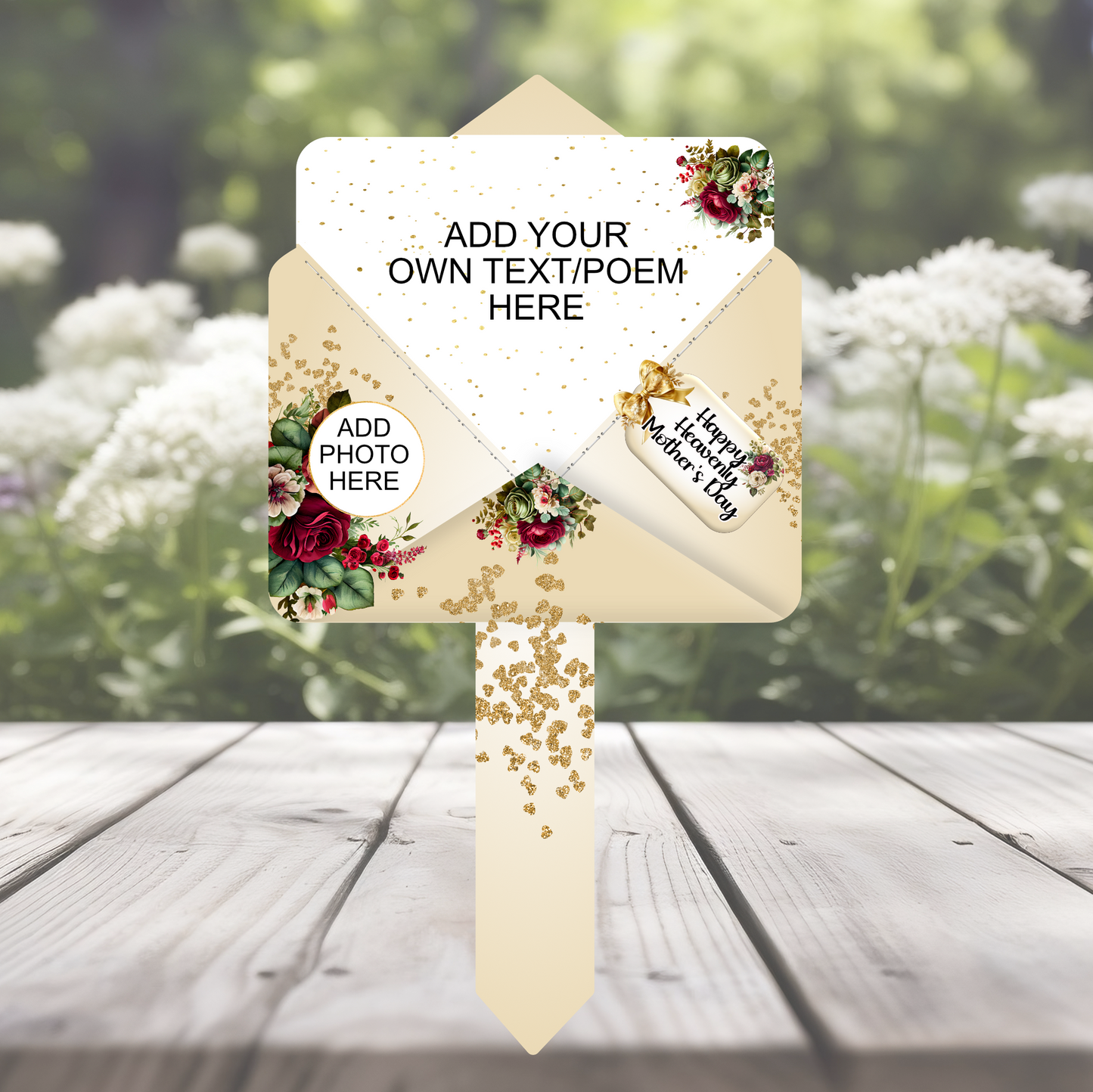Mother's Day Memorial Letter to Heaven Grave Marker