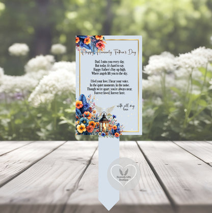 Happy Heavenly Fathers Day Card