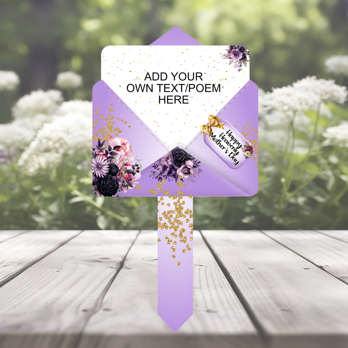 Mother's Day Memorial Letter to Heaven Grave Marker