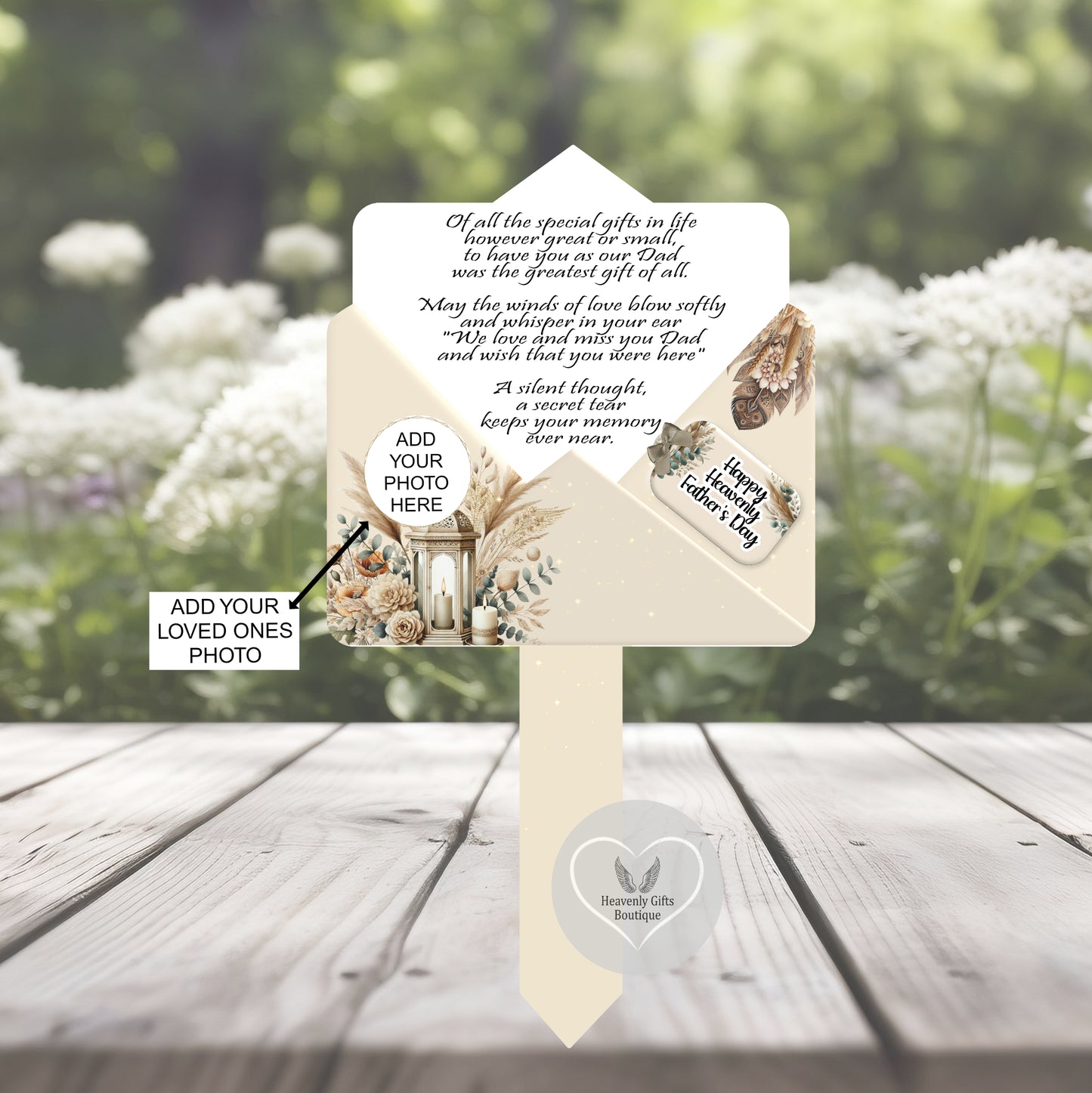 Special Gifts In Life- Happy Heavenly Fathers Day Grave Marker