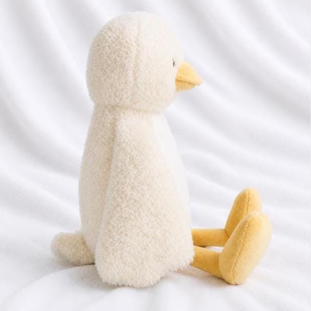 Side view of personalised memorial duck keepsake