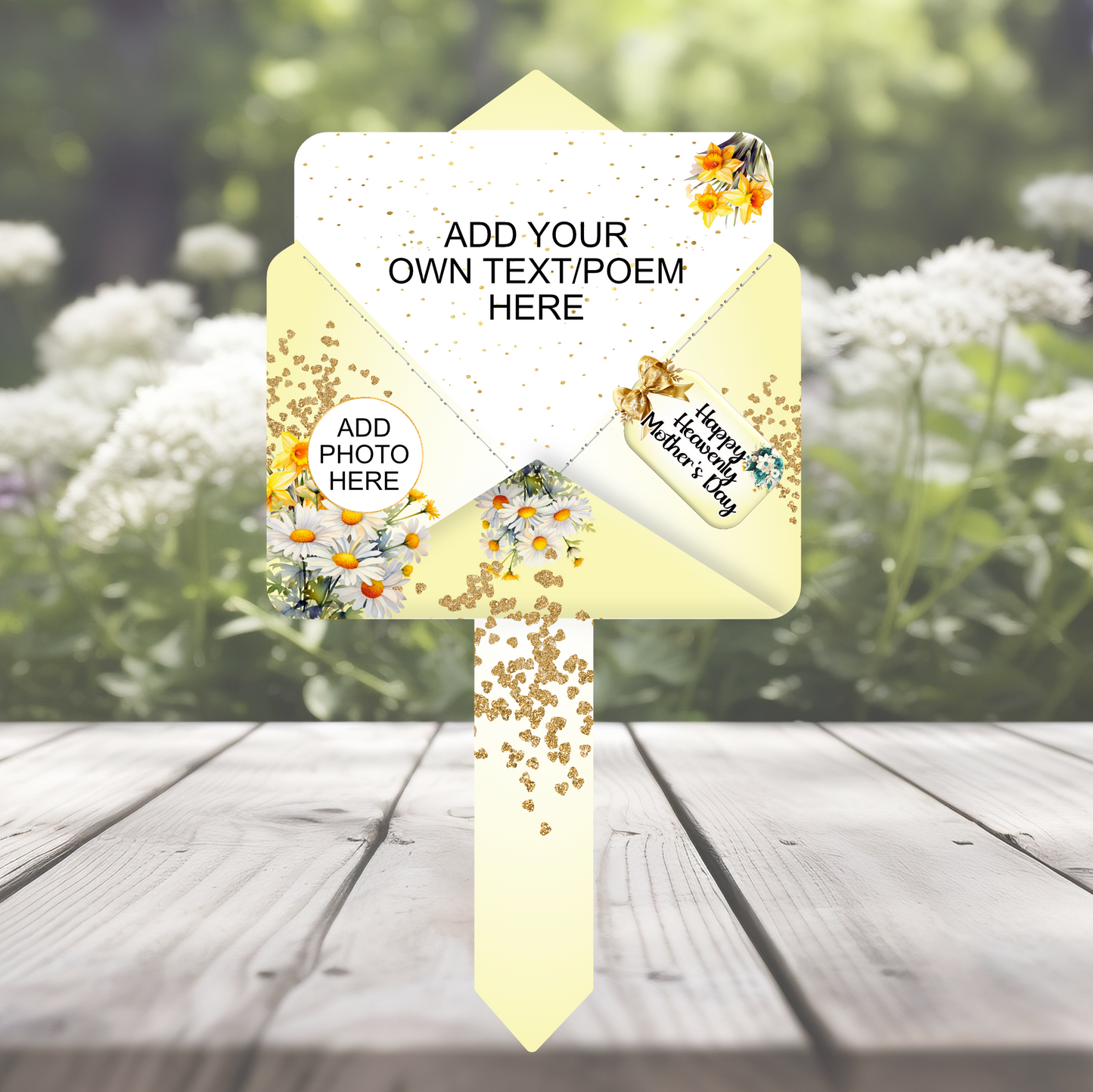 Mother's Day Memorial Letter to Heaven Grave Marker