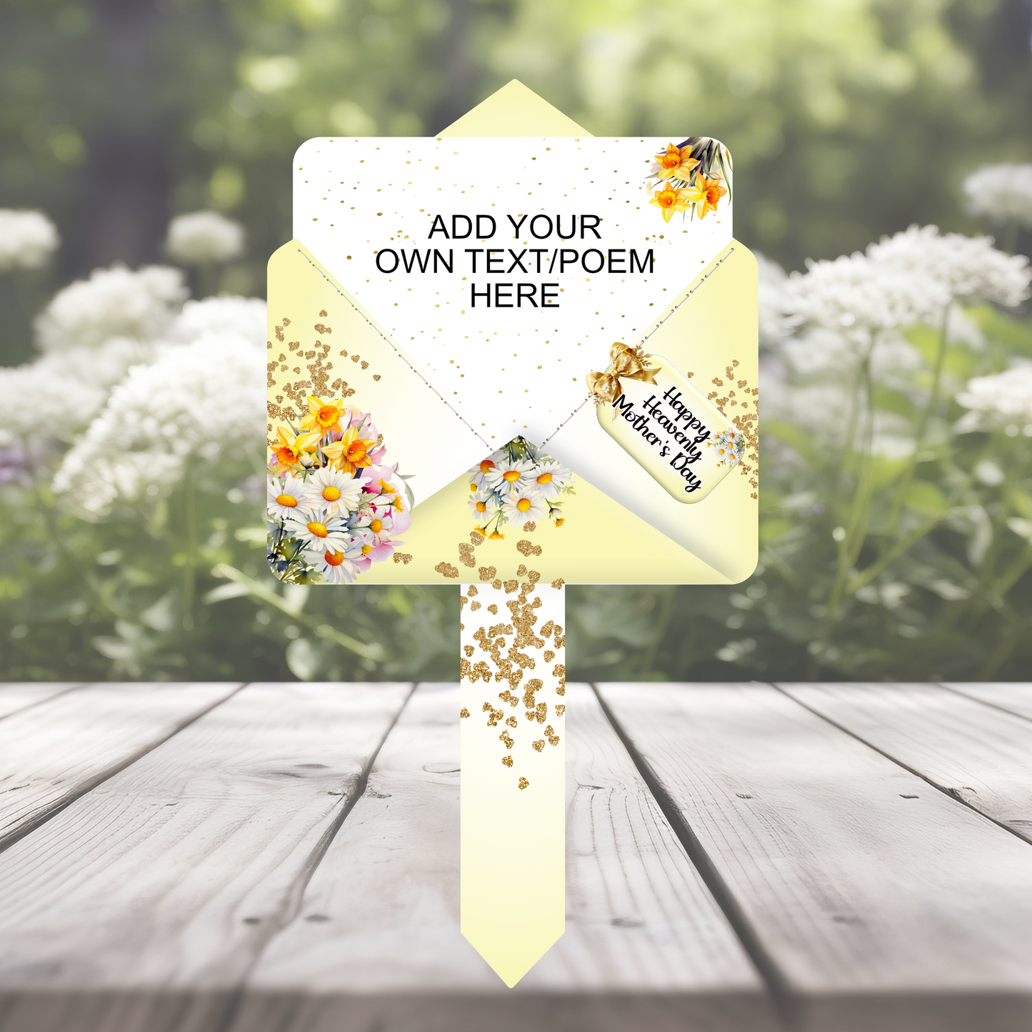 Mother's Day Memorial Letter to Heaven Grave Marker