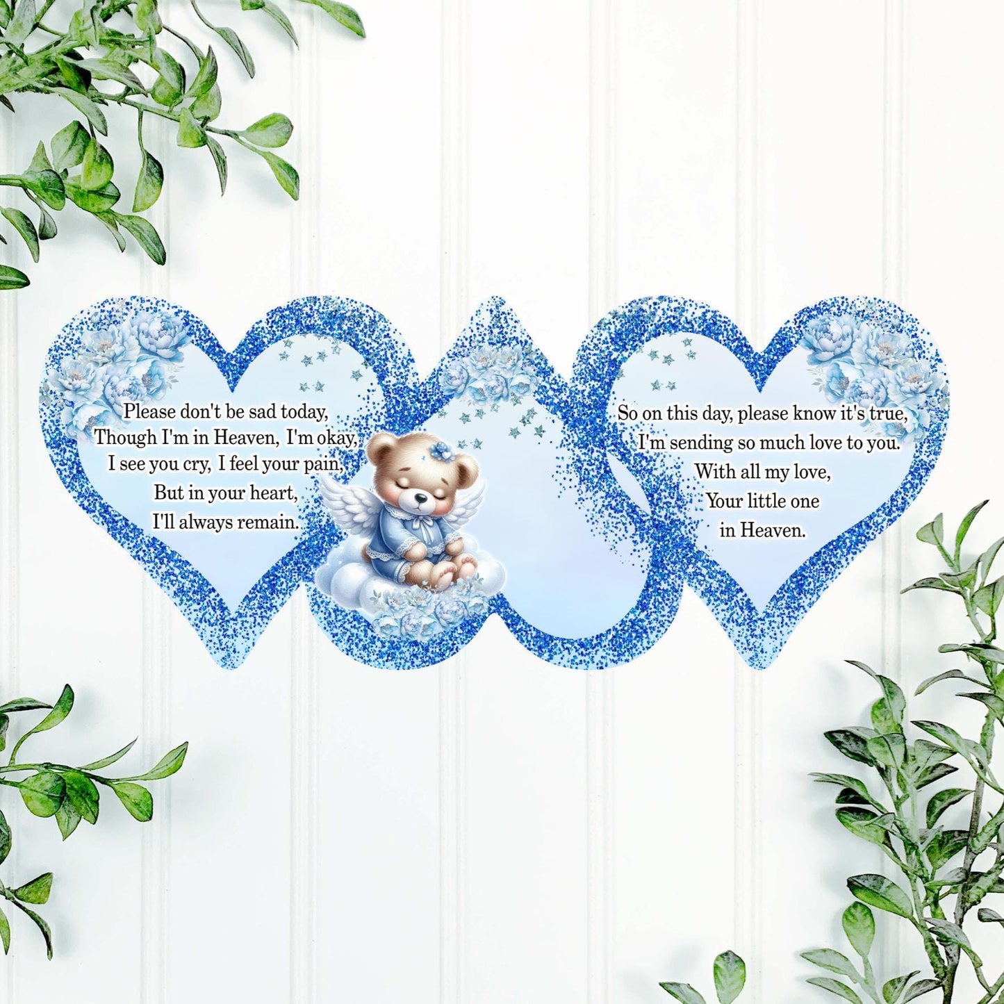 Infant Remembrance Heart Plaque
