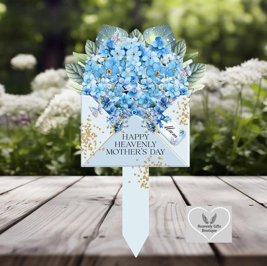 Forget Me Knot Mother’s Day Flower Bouquet Grave Marker