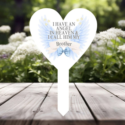 Angel In Heaven memorial garden marker personalised for a loved one