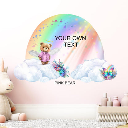 Angel teddy baby loss memorial hanging decoration