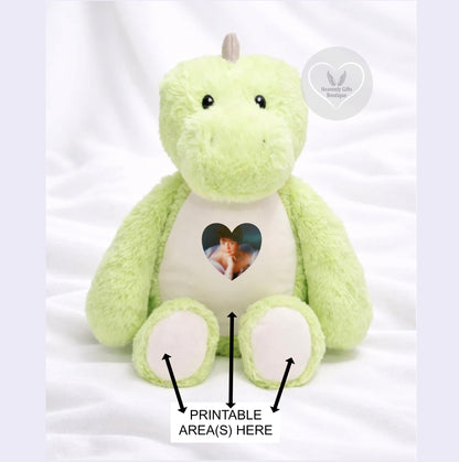 Personalised Memorial Dinosaur Teddy Bear