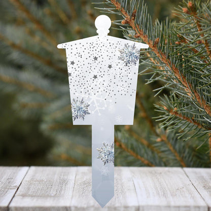 Christmas robin memorial grave marker with optional photograph